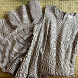 Calvin Klein black white dress.  Price reduced